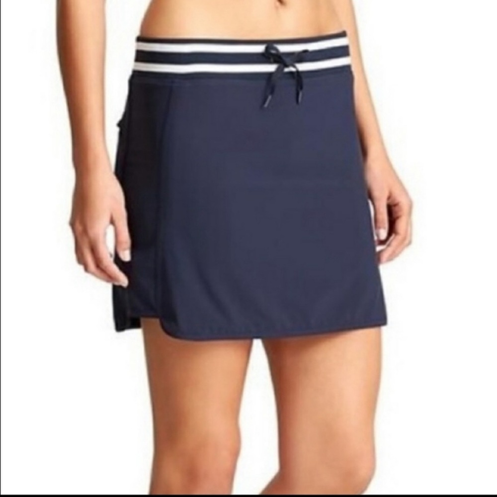 ATHLETA Sonora Striped Skort (Navy)
